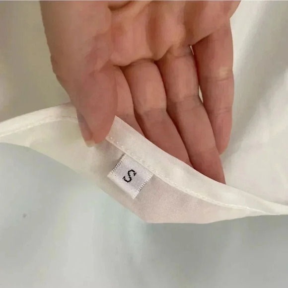 The Shirt by Rochelle Behrens Ruffled Swiss Dot Shirt and Cami Small - Picture 10 of 10